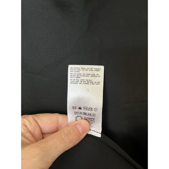 Reformation 100% Silk Black Layla Maxi Skirt XL - Picture 6 of 6